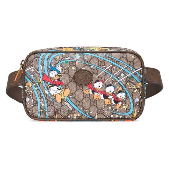 Gucci Disney X Gucci Donald Duck Print Belt Bag