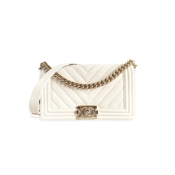 Chanel Chevron Boy Handbag