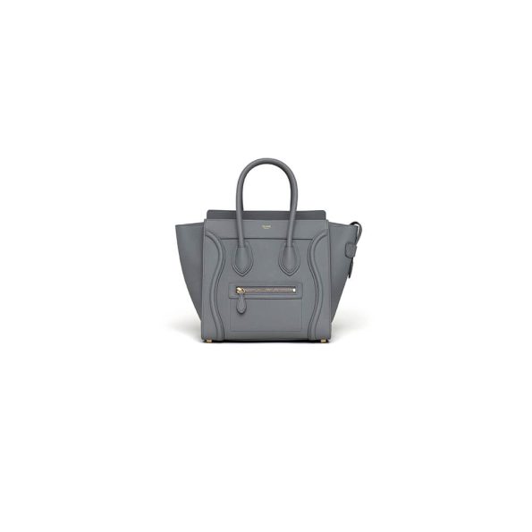 Celine Micro Luggage Handbag In Calfskin