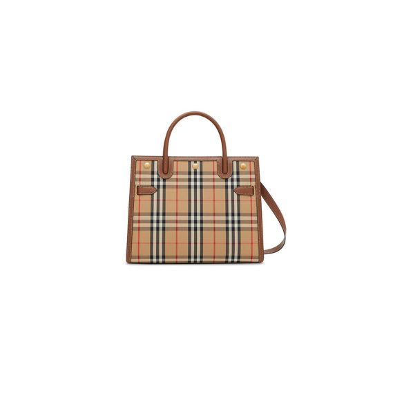 Burberry Small Vintage Check Two Handle Title Bag
