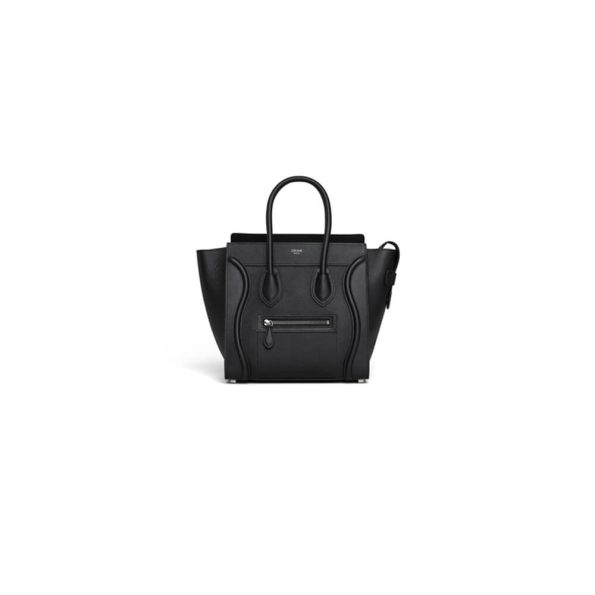 Celine Micro Luggage Handbag In Calfskin