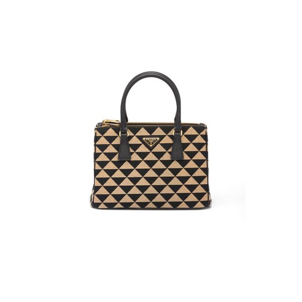 Prada Small Prada Symbole jacquard fabric handbag