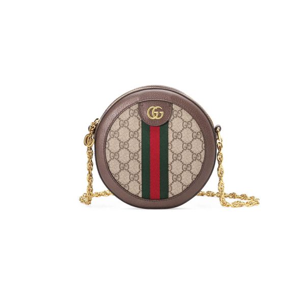 Gucci Ophidia Mini Round Shoulder Bag