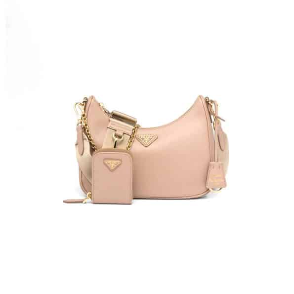 Prada Re-Edition 1995 Cha?ne medium Re-Nylon tote bag(HIGH-END GRADE)