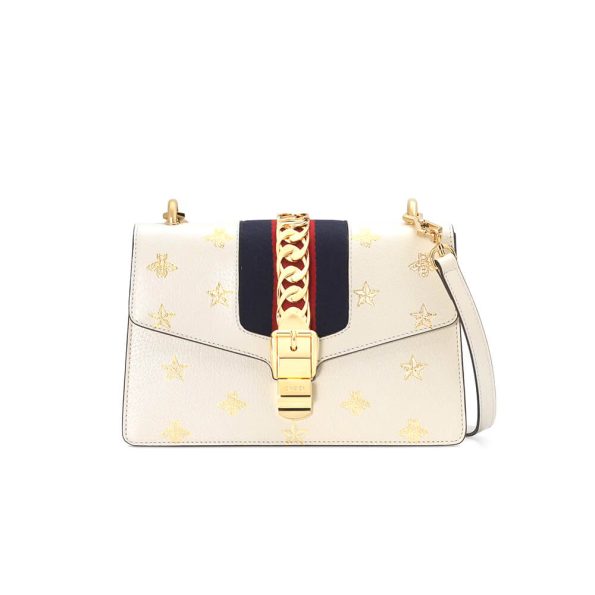 Gucci Sylvie Bee Star Small Shoulder Bag