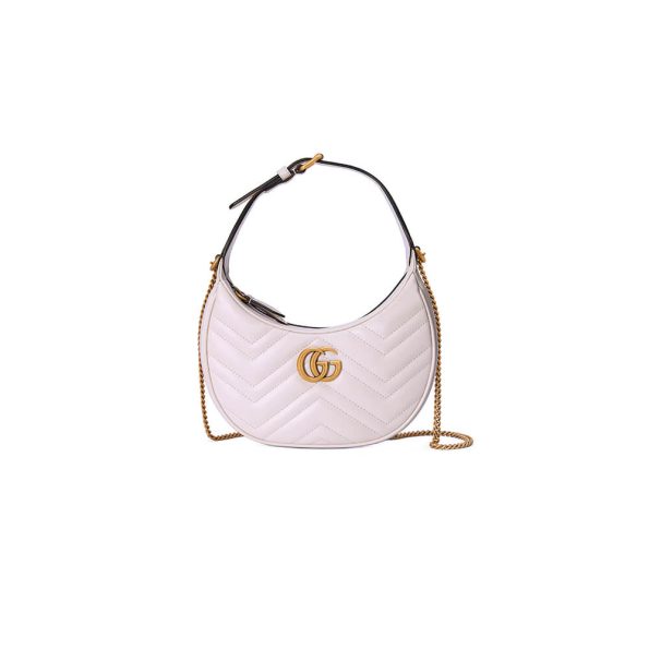 Gucci Marmont Half-Moon-Shaped Mini Bag