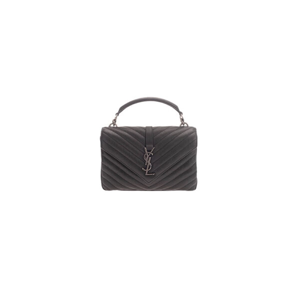 YSL College Medium Chain Bag In Quilted Leather