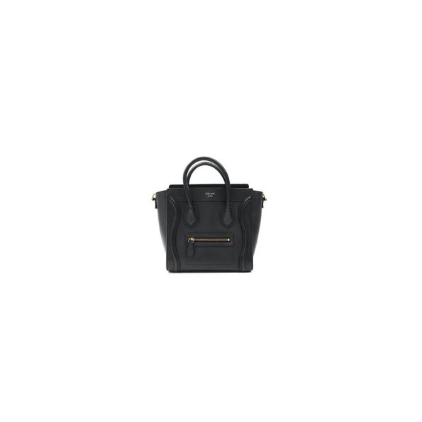 Celine Nano Luggage Bag In Calfskin