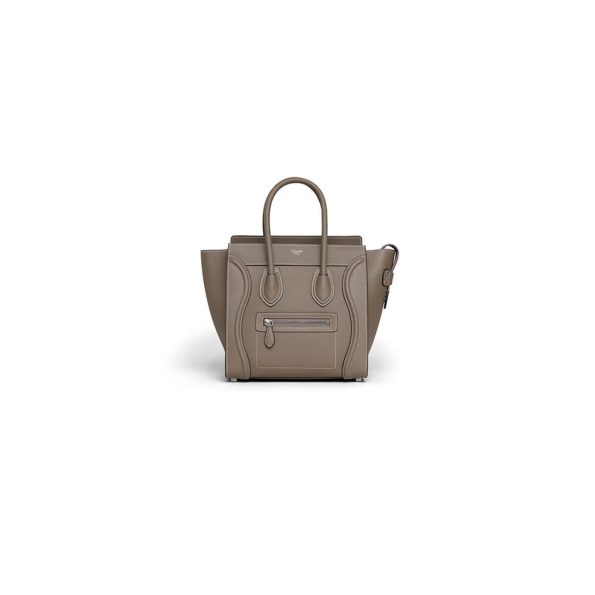 Celine Micro Luggage Handbag In Calfskin