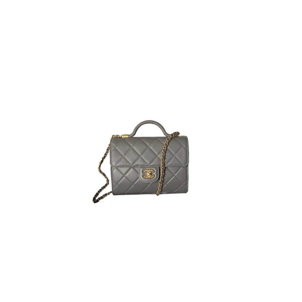 Chanel Mini Flap Bag With Top Handle