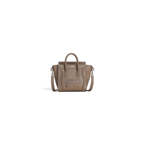 Celine Nano Luggage Bag In Calfskin