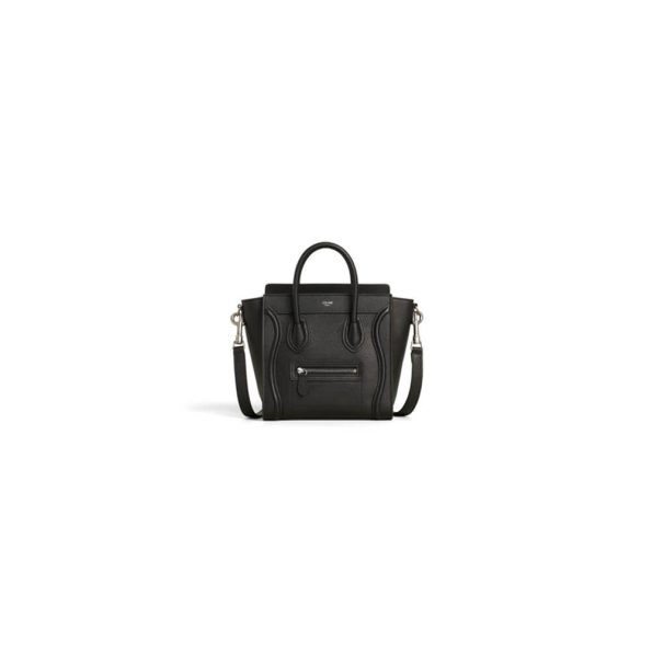 Celine Nano Luggage Bag In Calfskin