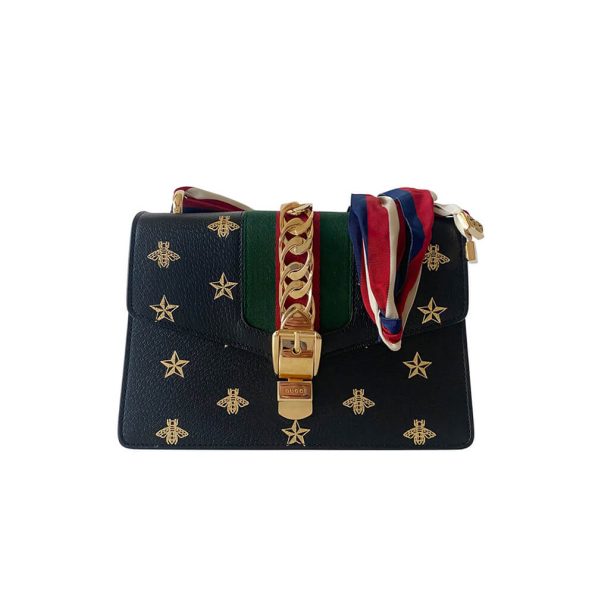 Gucci Sylvie Bee Star Small Shoulder Bag