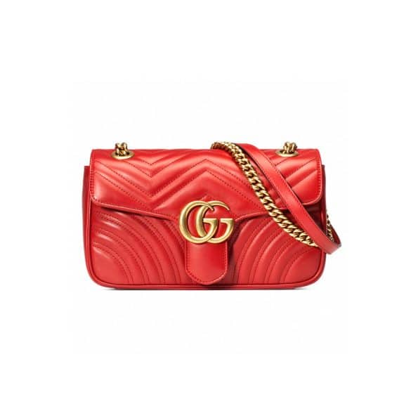Gucci Marmont Small Matelasse Shoulder Bag