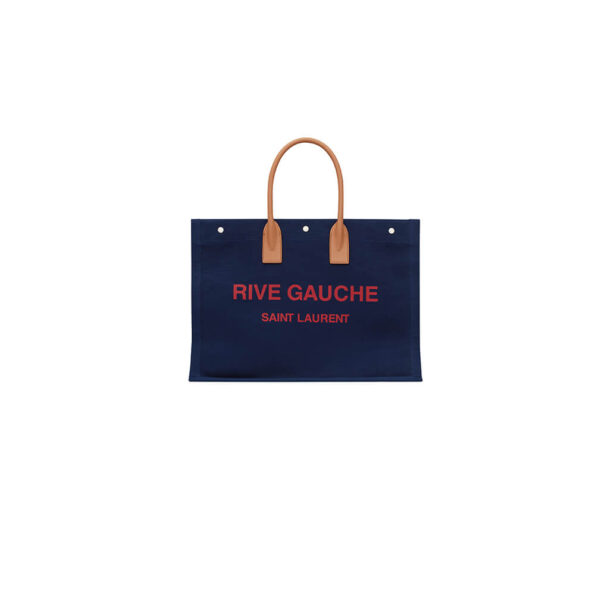 YSL Rive Gauche Large Ysl-Tote Bag In Canvas