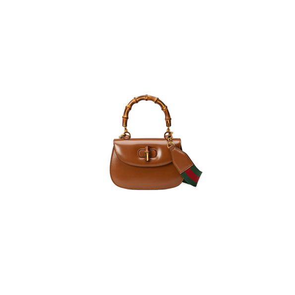 Gucci Bamboo 1947 Jumbo Small Top Handle Bag