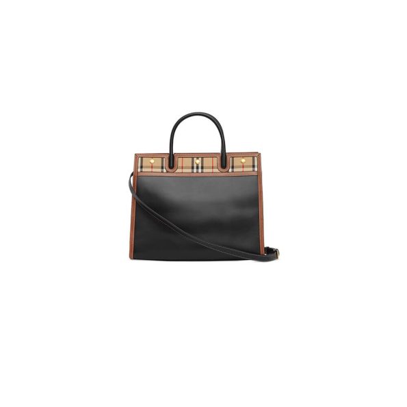 Burberry Small Vintage Check Two Handle Title Bag