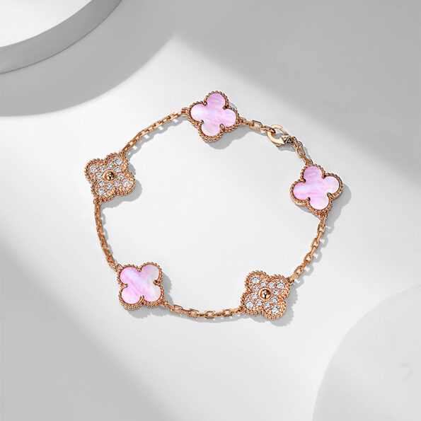 Vintage Alhambra bracelet, 5 motifs