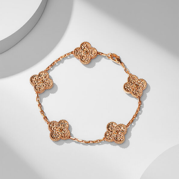Vintage Alhambra bracelet, 5 motifs