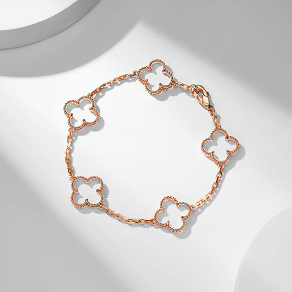 Vintage Alhambra bracelet, 5 motifs