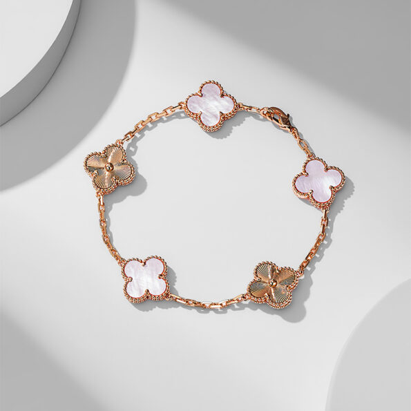 Vintage Alhambra bracelet, 5 motifs