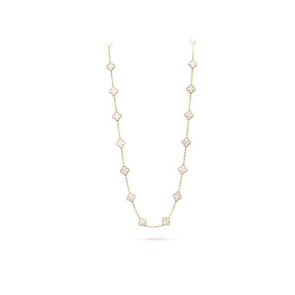 Vintage Alhambra long necklace, 20 motifs