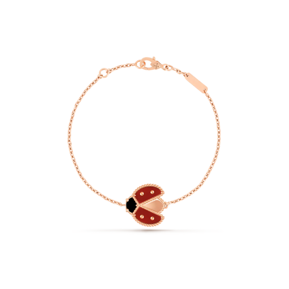 Lucky Spring bracelet, open wings ladybug