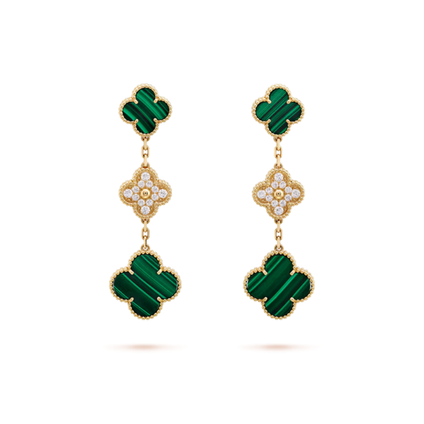 Magic Alhambra earrings, 3 motifs