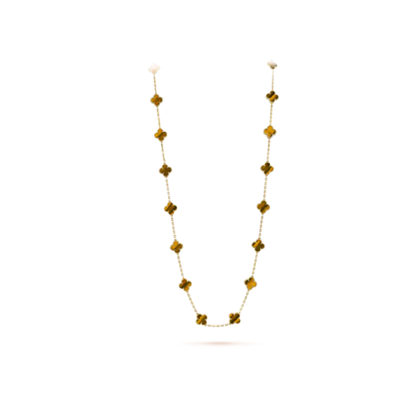 Vintage Alhambra long necklace, 20 motifs