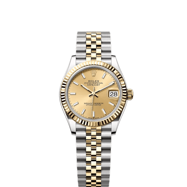 Rolex Datejust 31 278273 ‘Ladies’ Yellow Gold Stainless Steel Champagne Dial