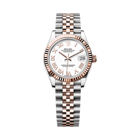 Rolex Datejust 31 278271 ‘Ladies’ Stainless Steel Rose Gold White Roman Numerals Dial (2025)