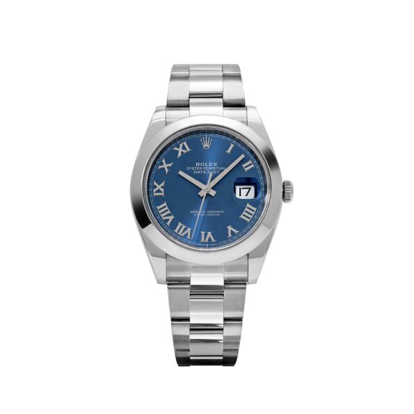 Rolex Datejust 41 126300 Stainless Steel Blue Roman Dial Oyster (2025)
