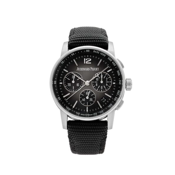 Audemars Piguet Code 11.59 26393NB.OO.A002KB.01 Selfwinding Chronograph Black Ceramic White Gold Grey Dial