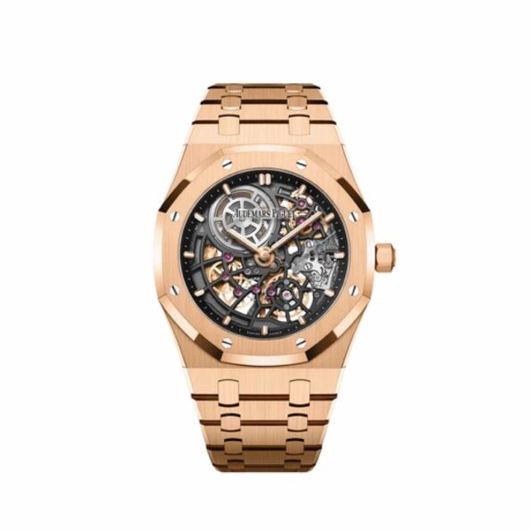 Audemars Piguet Royal Oak 16204OR.OO.1240OR.01 ‘Jumbo’ 50th Anniversary Rose Gold Extra-Thin Openworked