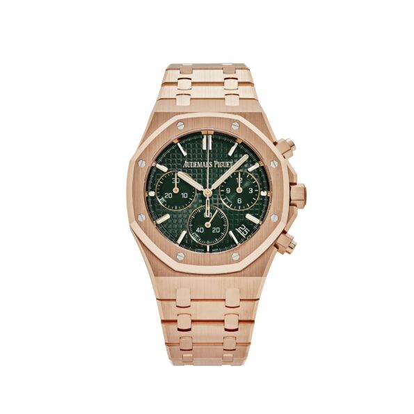 Audemars Piguet Royal Oak 26240OR.OO.1320OR.04 Chronograph ’50th Anniversary’ Rose Gold Khaki Green Dial