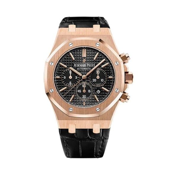 Audemars Piguet Royal Oak 26320OR.OO.D002CR.01 Selfwinding Chronograph Rose Gold Black Dial