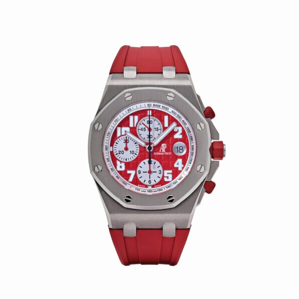Audemars Piguet Royal Oak Offshore Chronograph 26108ST.OO.D066CR.01 Rhone-Fusterie Stainless Steel Red Dial Limited Edition (2009)