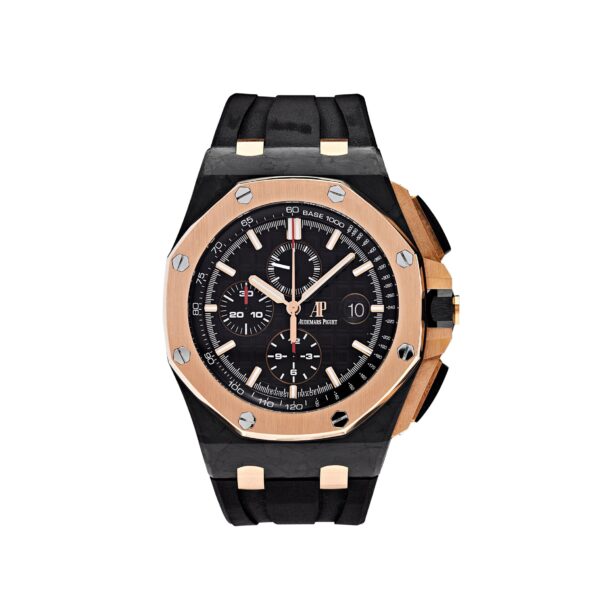 Audemars Piguet Royal Oak Offshore 26406FR.OO.A002CA.01 Chronograph ‘QE II Cup 2016’ Black and Rose Gold Black Dial Limited Edition