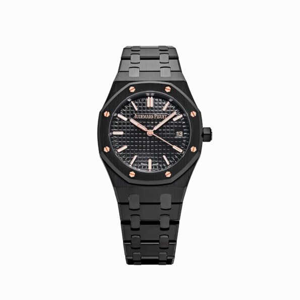 Audemars Piguet Royal Oak Selfwinding 77350CE.OO.1266CE.01 ‘Ladies’ Black Ceramic Black Dial