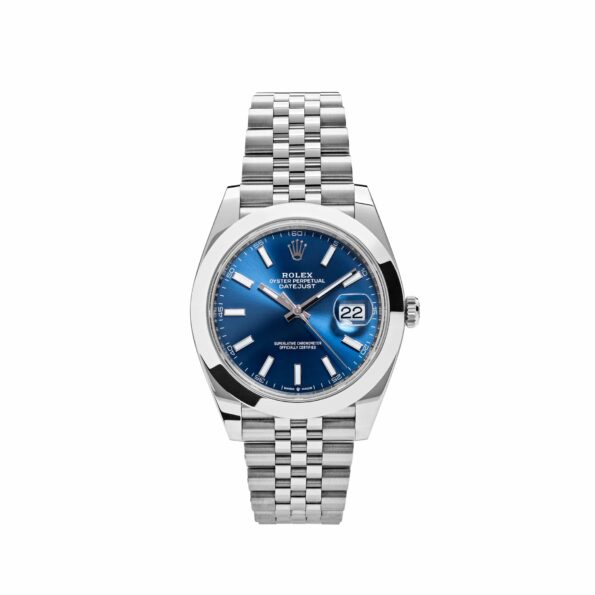 Rolex Datejust 41 126300 Stainless Steel Blue Dial Jubilee