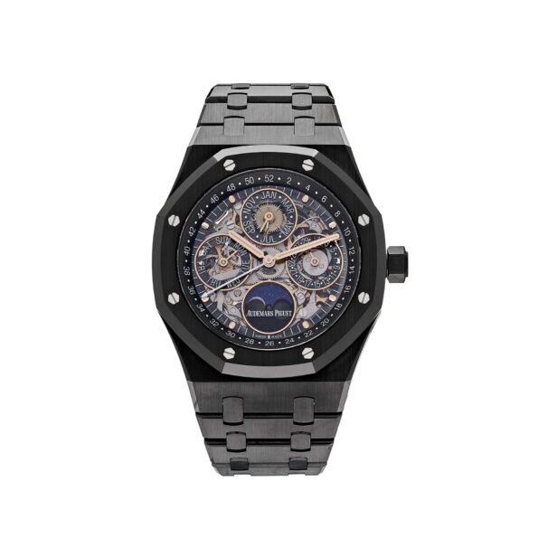 Audemars Piguet Royal Oak Perpetual Calendar 26585CE.OO.1225CE.01 Black Ceramic Openworked