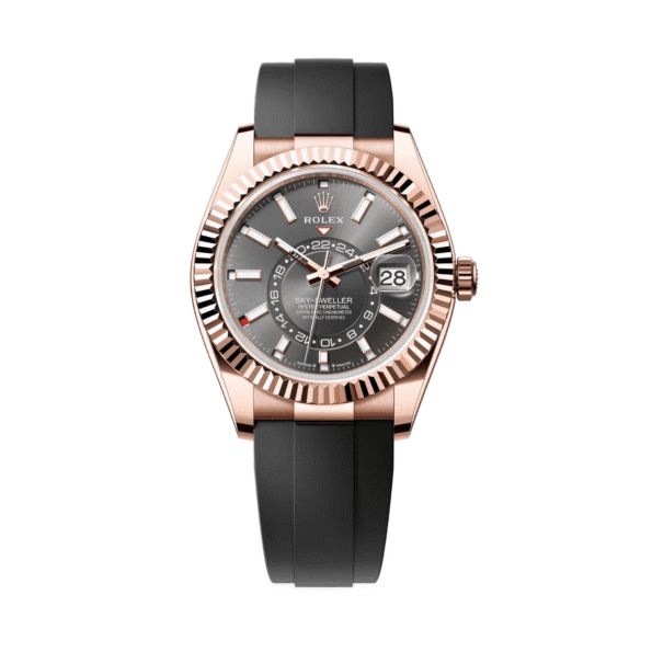 Rolex Sky-Dweller 336235 Rose Gold Slate Rhodium Dial (2024)