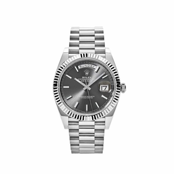 Rolex Day-Date 40 228239 White Gold Slate Rhodium Grey Dial (2024)