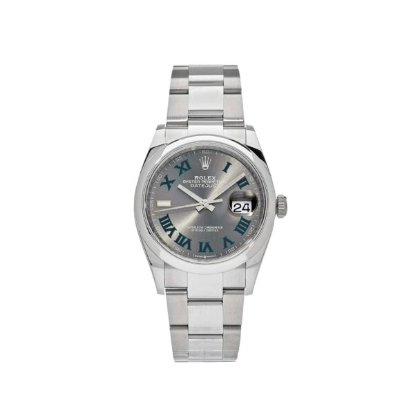Rolex Datejust 36 126200 ‘Wimbledon’ Stainless Steel Slate Dial