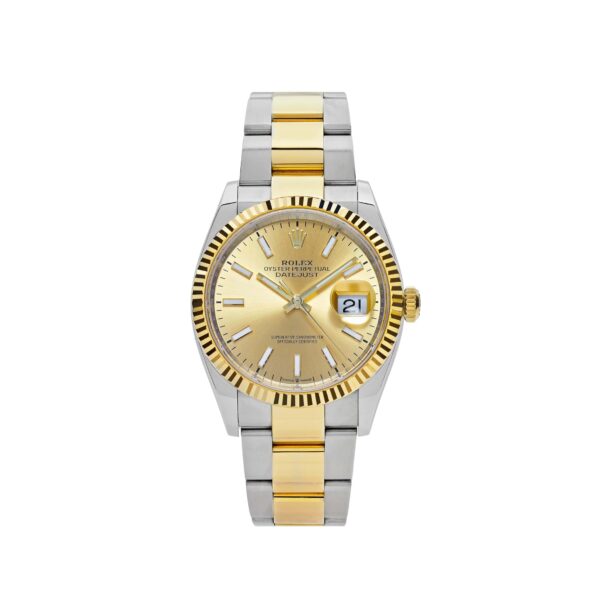Rolex Datejust 36 126233 Two-Toned Yellow Gold Stainless Steel Champagne Dial (2023)