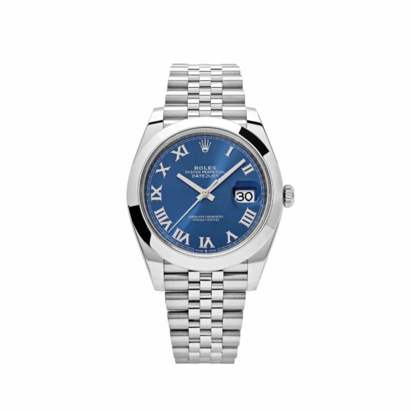 Rolex Datejust 41 126300 Stainless Steel Blue Roman Dial Jubilee (2025)