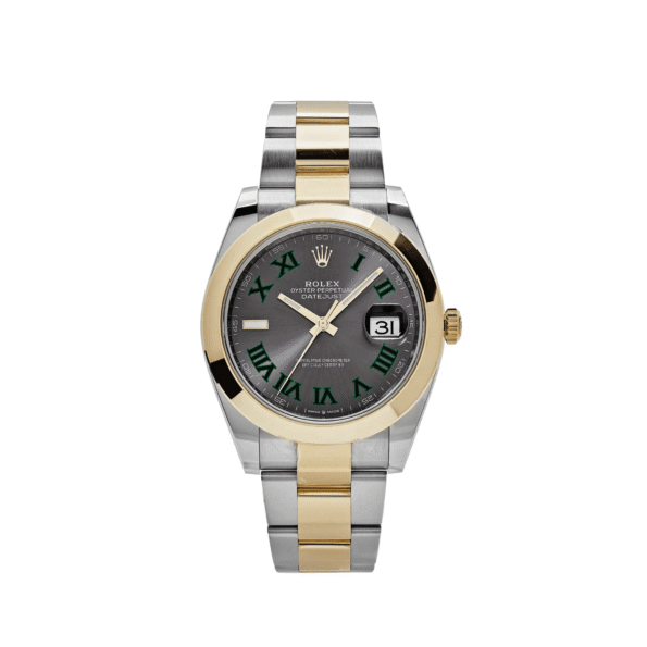 Rolex Datejust 41 126303 ‘Wimbledon’ Yellow Gold Stainless Steel Slate Dial (2020)