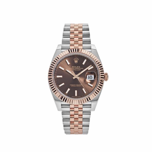 Rolex Datejust 41 126331 Two-Toned Rose Gold Stainless Steel Brown Dial (2023)