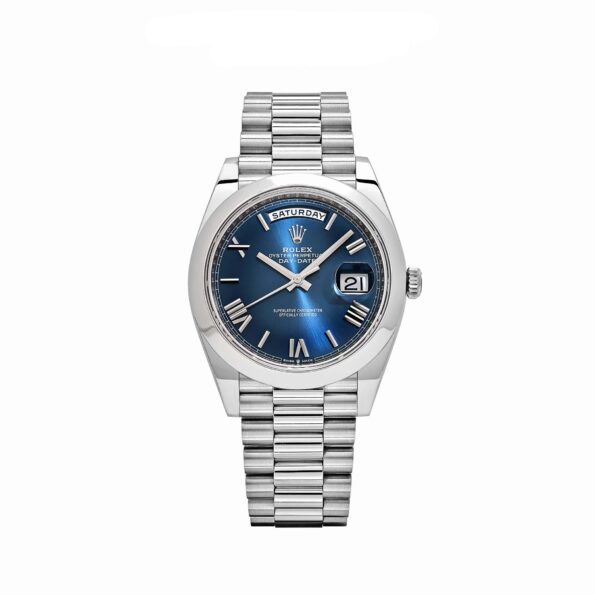 Rolex Day-Date 40 228206 Platinum Blue Dial (2022)