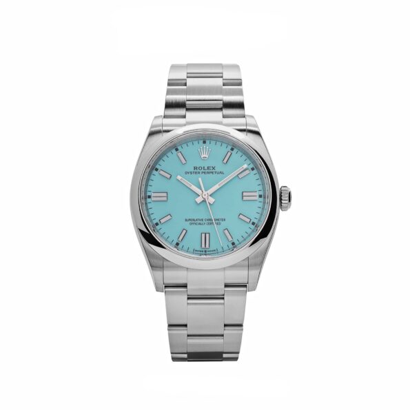 Rolex Oyster Perpetual 36 126000 Stainless Steel Baby Blue Dial (2024)